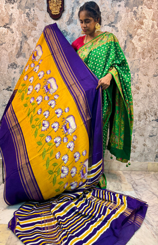 Super Net Mysore Silk Saree