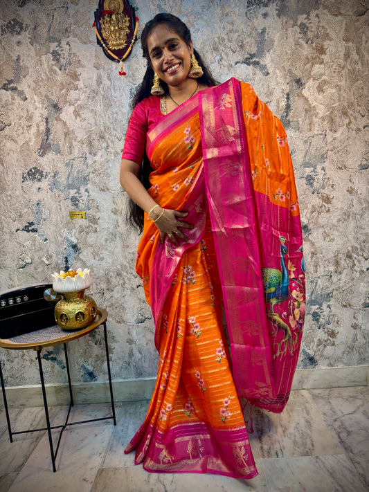 Flaunting Silk Sarees