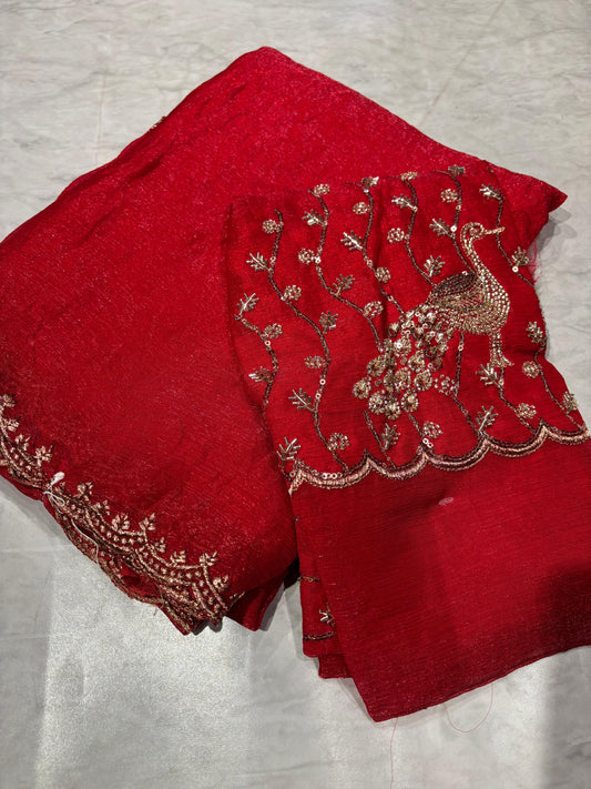 Crush Saree