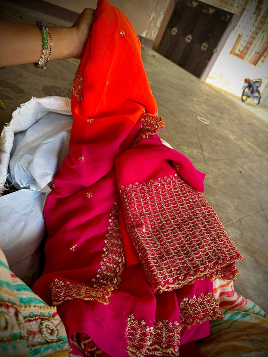 Designer Work Saree