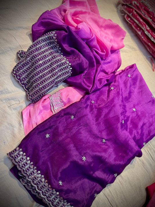 Designer Work Saree