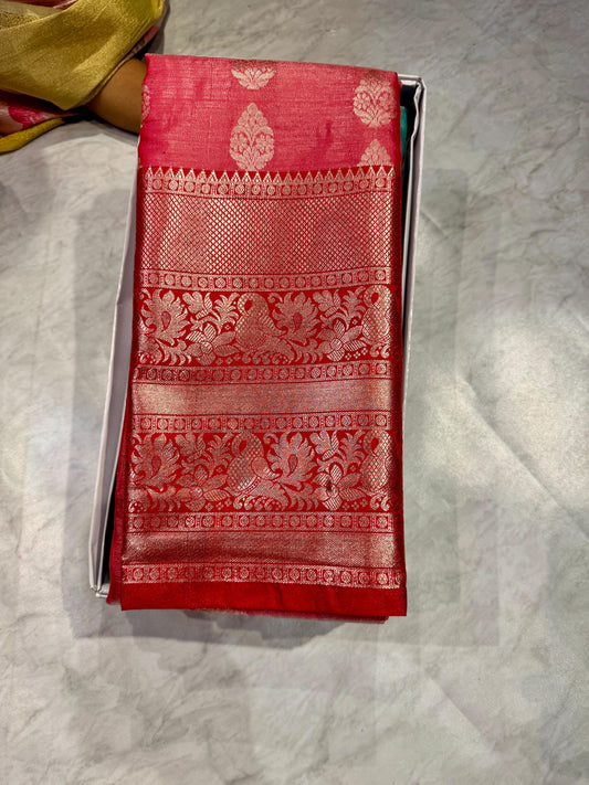 Dharmavaram Tissue Pattu Saree