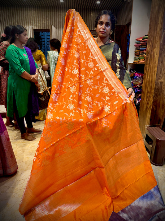Moonga Silk Saree