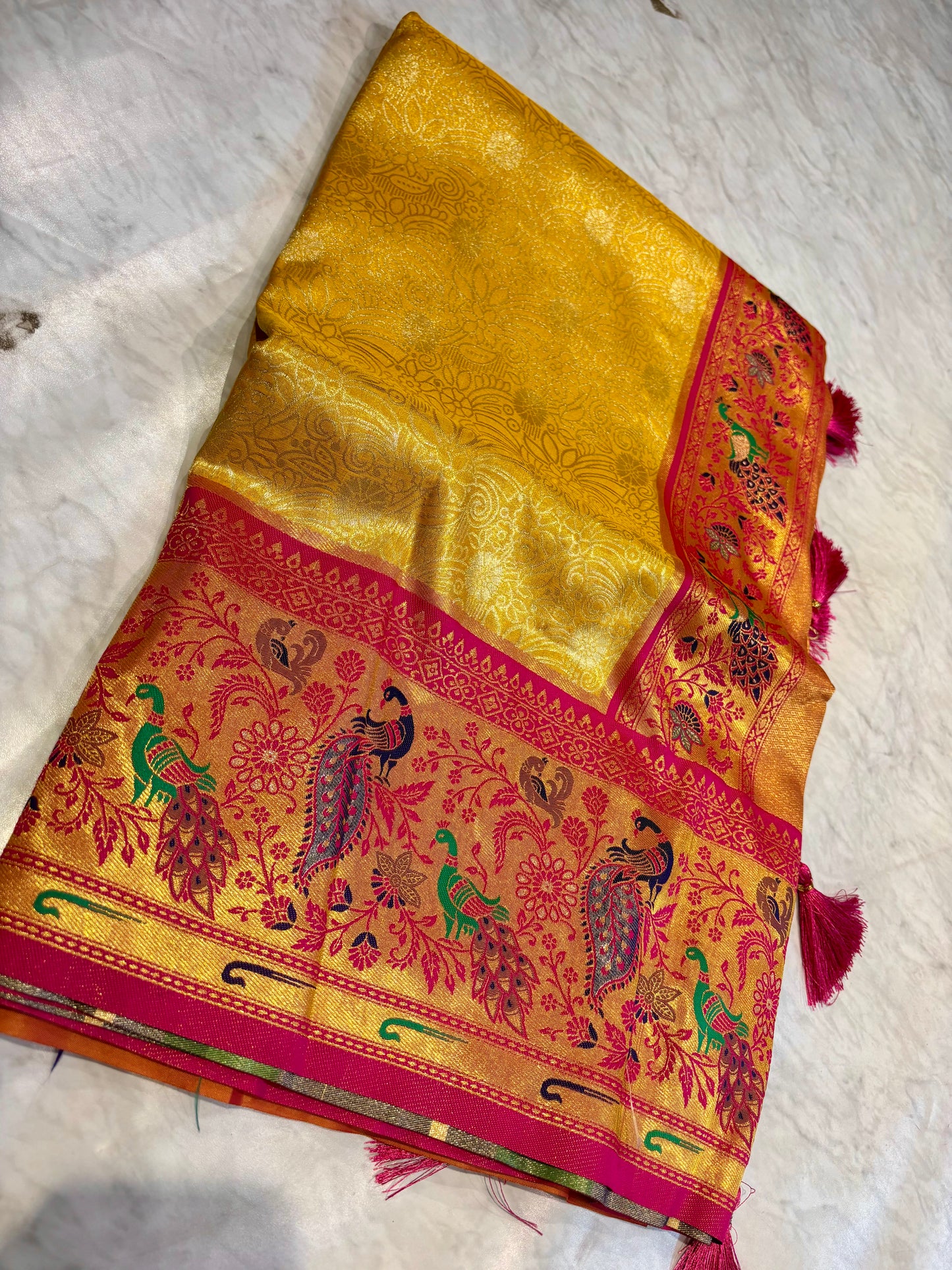 Meena Kanchi Pattu Saree
