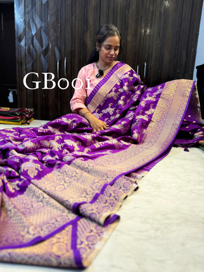 Georgette Banarasi Pattu Saree