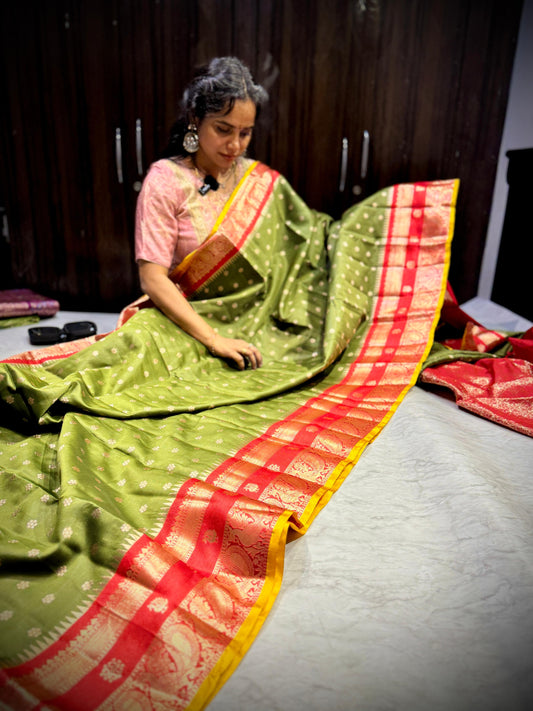 Gadwal Kanchi Pattu Saree