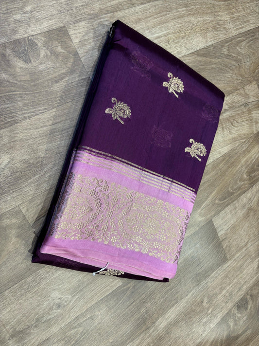 Georgette Mango Pattu Saree