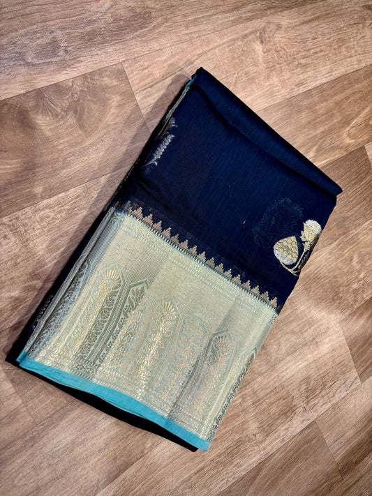 Georgette Mango Pattu Saree