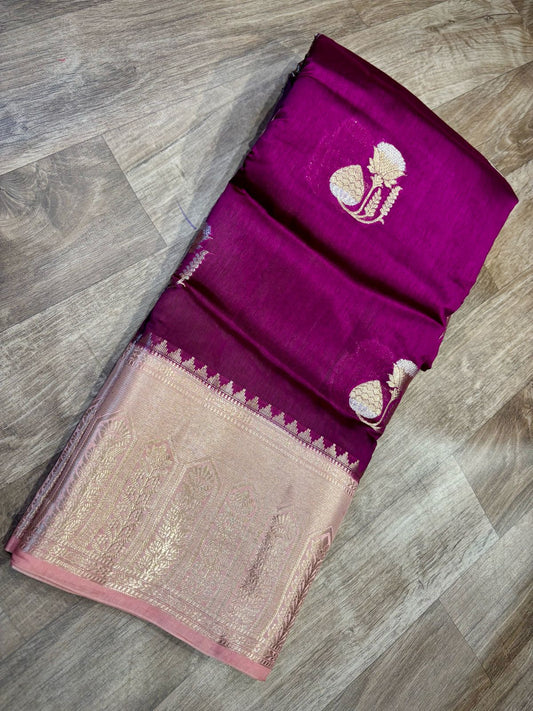 Georgette Mango Pattu Saree