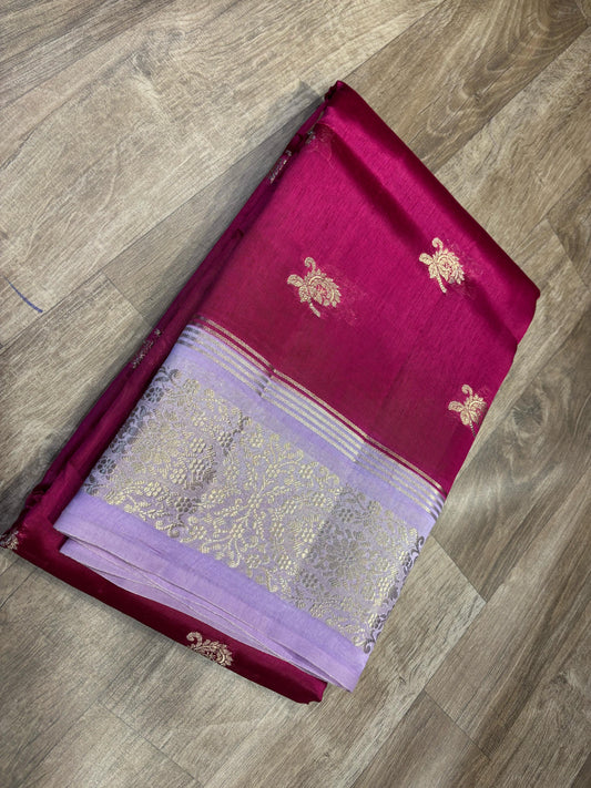 Georgette Mango Pattu Saree