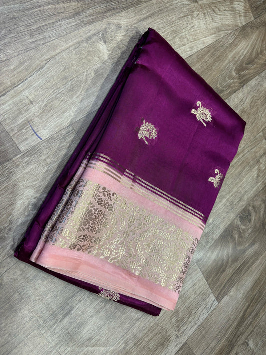 Georgette Mango Pattu Saree