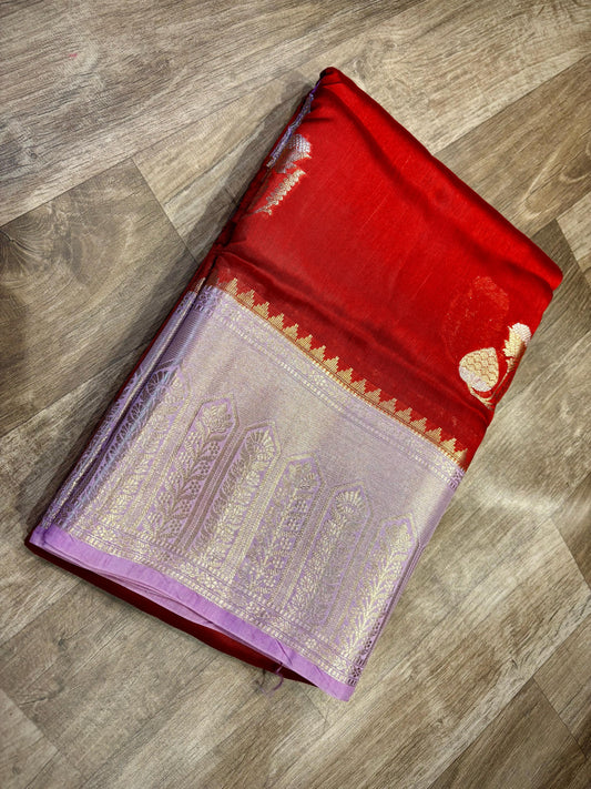 Georgette Mango Pattu Saree