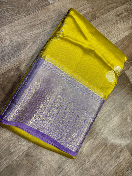 Georgette Mango Pattu Saree