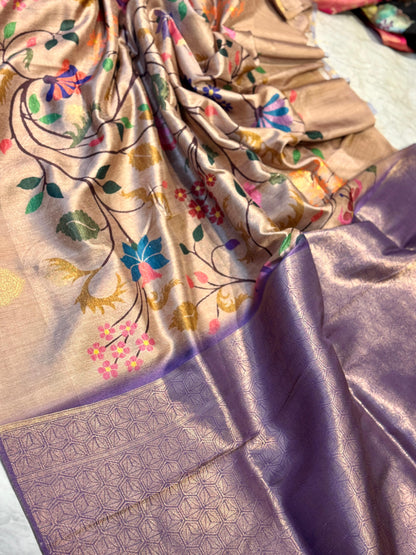 Kaddi Tussar Saree