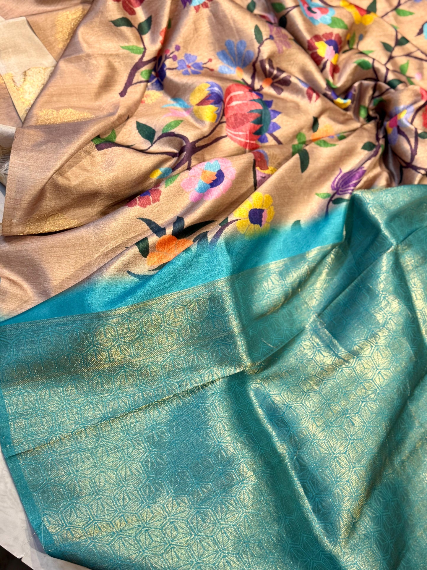 Kaddi Tussar Saree