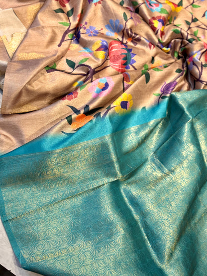 Kaddi Tussar Saree