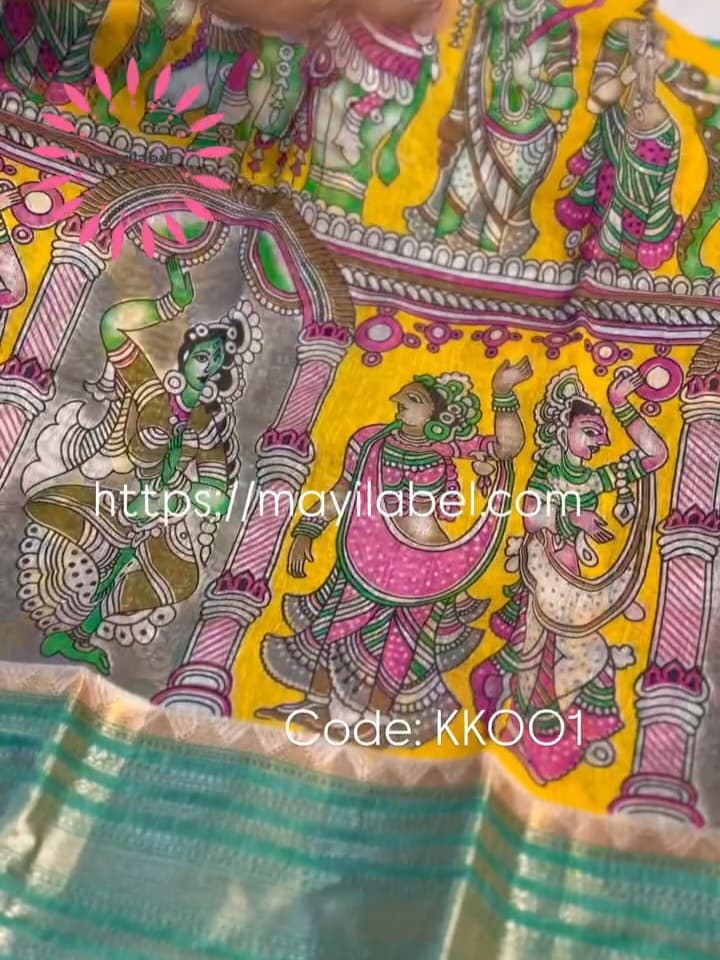 Kalamkari Kota Silk Saree