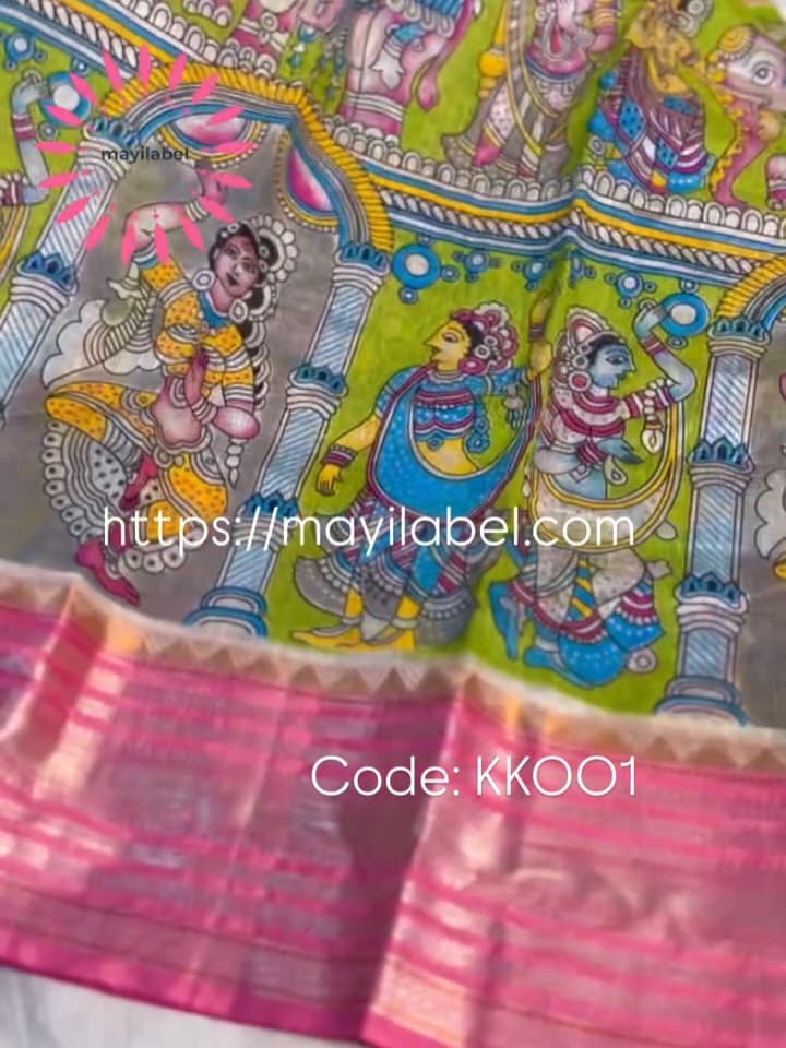 Kalamkari Kota Silk Saree