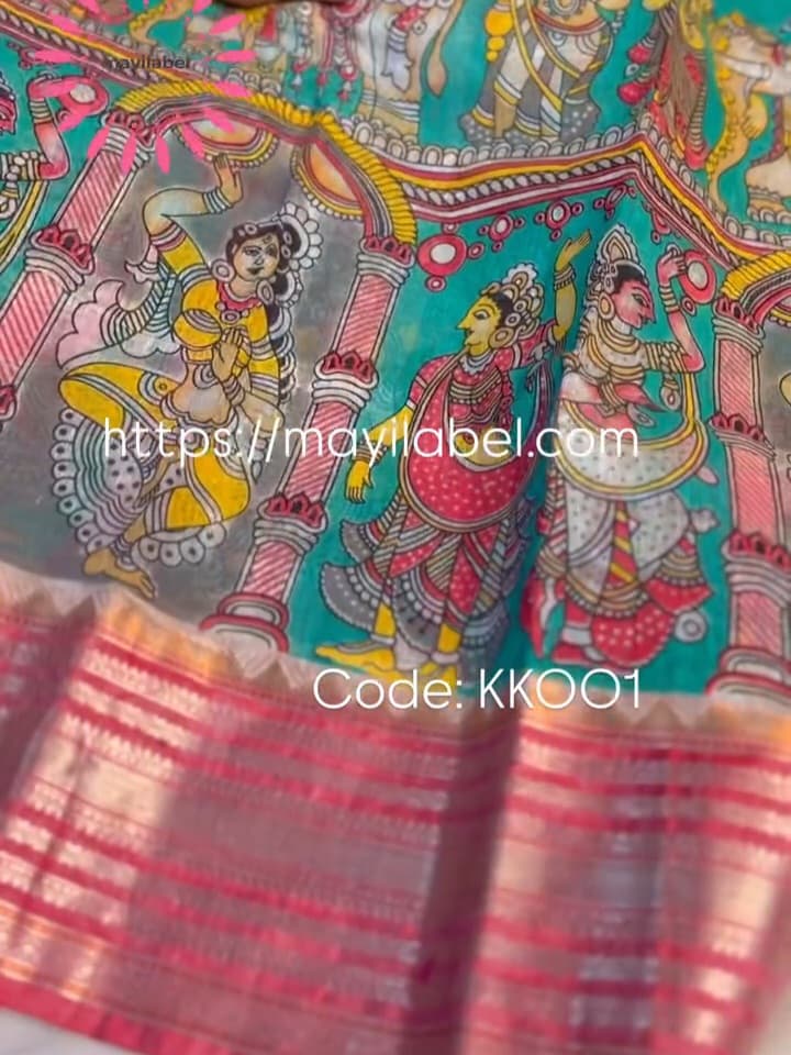 Kalamkari Kota Silk Saree