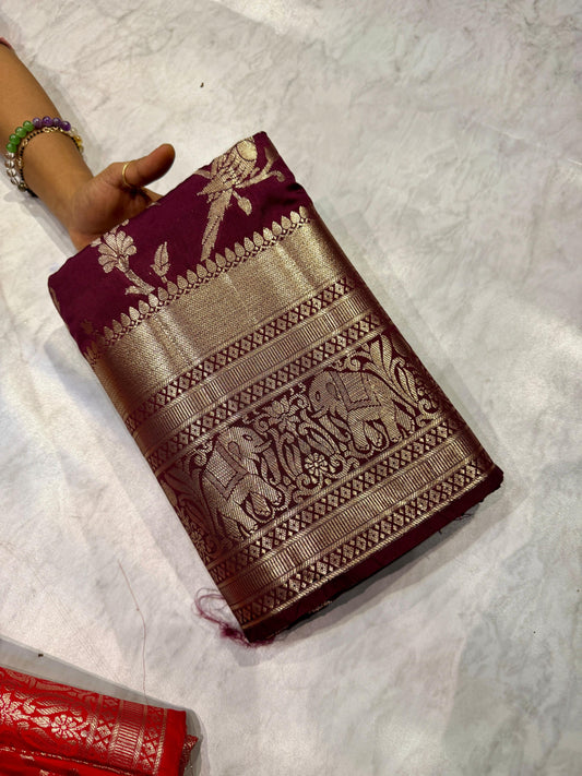 Kanchi Banarasi Pattu Saree