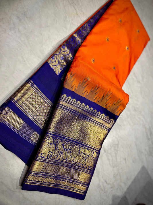 Kanchi Gadwal Pattu Saree