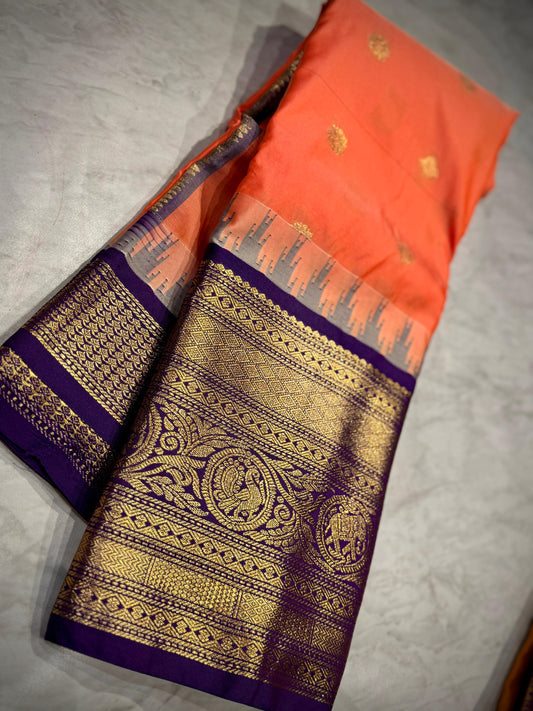 Kanchi Gadwal Pattu Saree