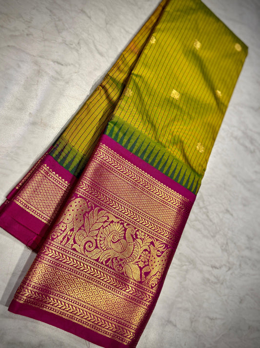 Kanchi Gadwal Pattu Saree