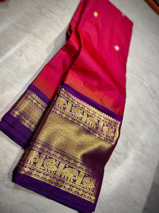 Kanchi Gadwal Pattu Saree