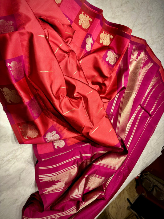 Kanchi Gadwal Saree