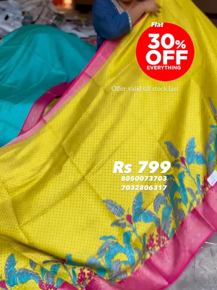 Kanchi Linen Silk Saree