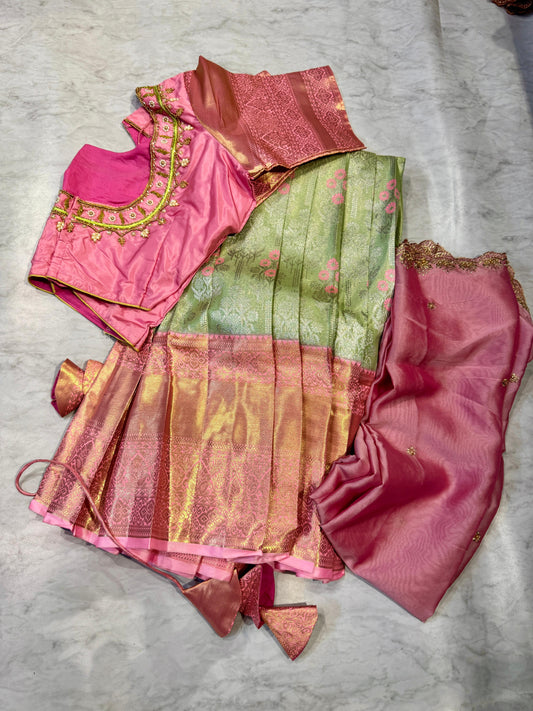 Kanchi Pattu Half Saree