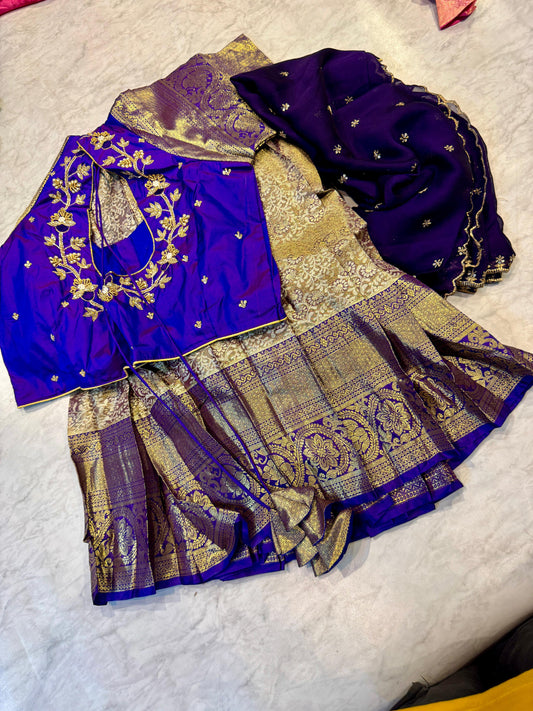 Kanchi Pattu Half Saree