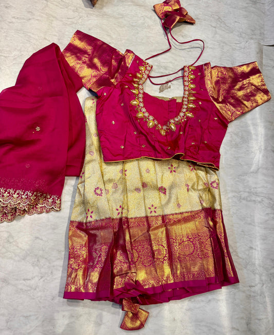 Kanchi Pattu Half Saree