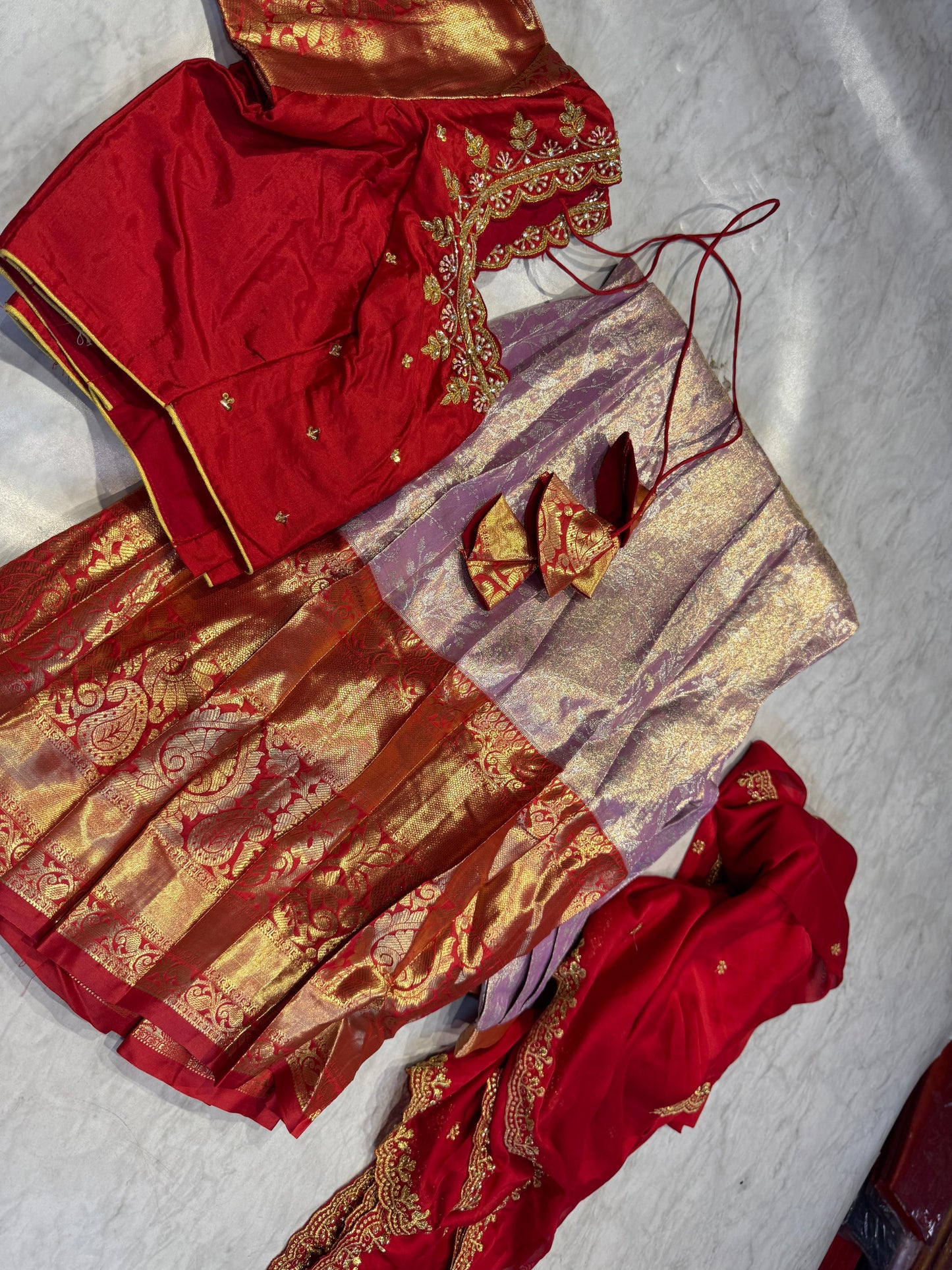 Kanchi Pattu Half Saree
