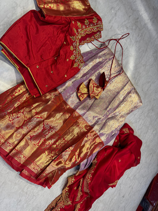 Kanchi Pattu Half Saree