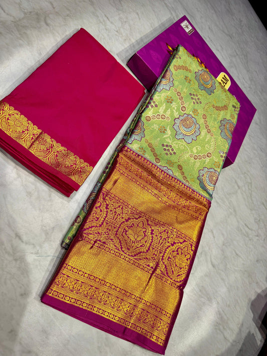 Adult Kanchi Pattu Lehenga Material