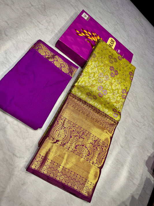 Adult Kanchi Pattu Lehenga Material
