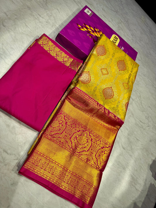 Adult Kanchi Pattu Lehenga Material