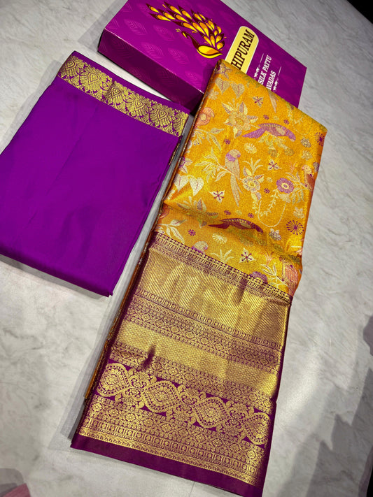 Adult Kanchi Pattu Lehenga Material