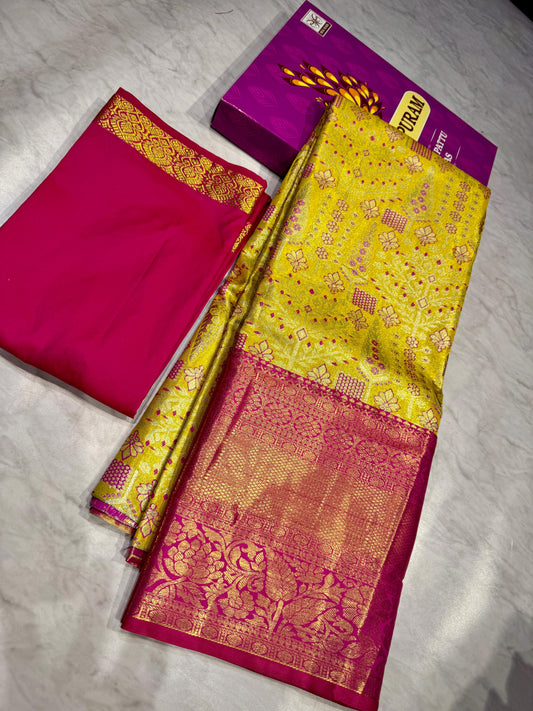 Adult Kanchi Pattu Lehenga Material