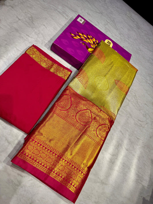 Adult Kanchi Pattu Lehenga Material