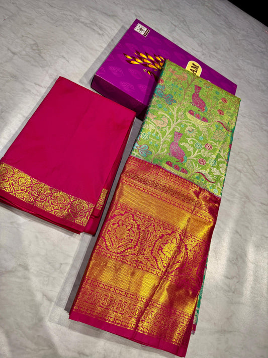 Adult Kanchi Pattu Lehenga Material