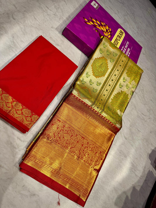 Adult Kanchi Pattu Lehenga Material