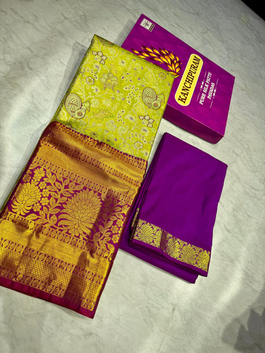 Adult Kanchi Pattu Lehenga Material