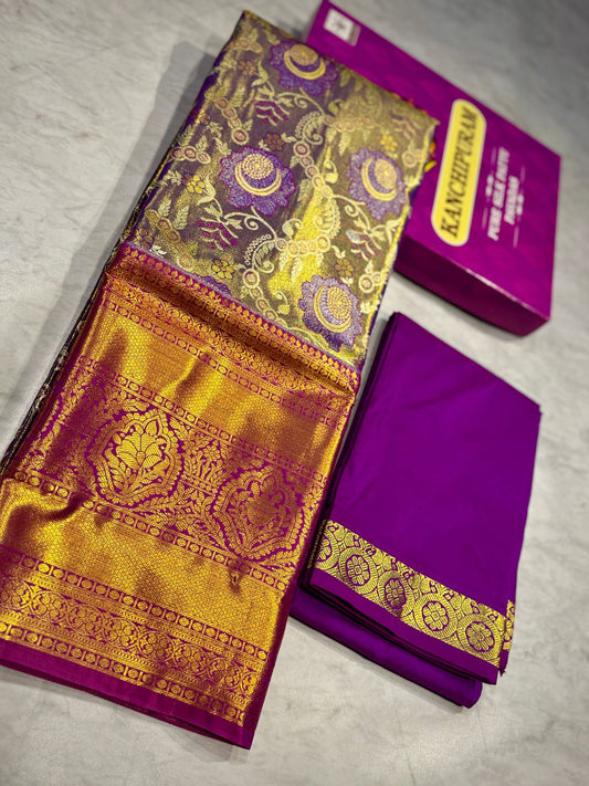 Adult Kanchi Pattu Lehenga Material