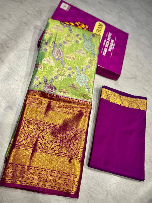 Adult Kanchi Pattu Lehenga Material