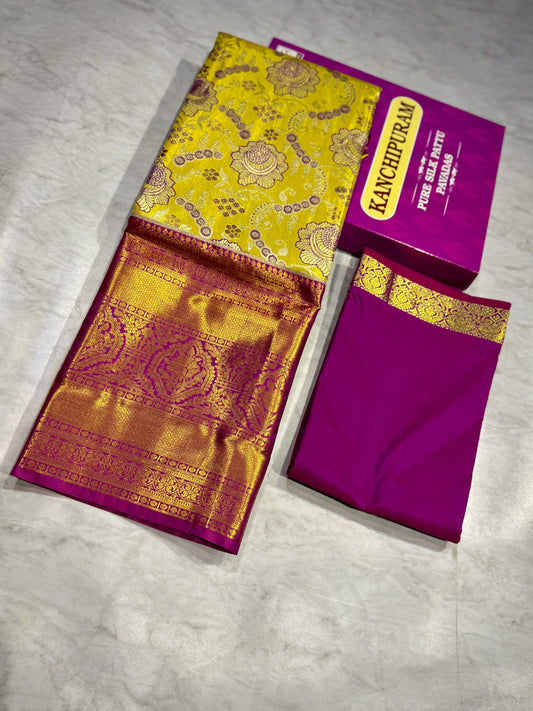 Adult Kanchi Pattu Lehenga Material
