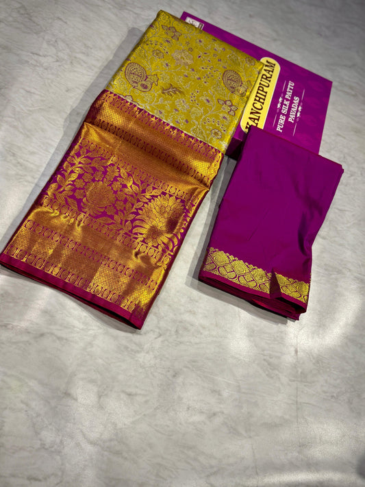 Adult Kanchi Pattu Lehenga Material