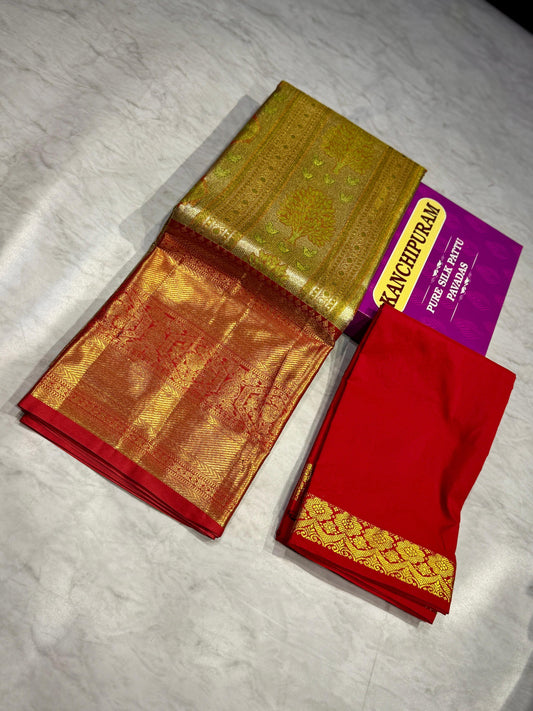 Adult Kanchi Pattu Lehenga Material
