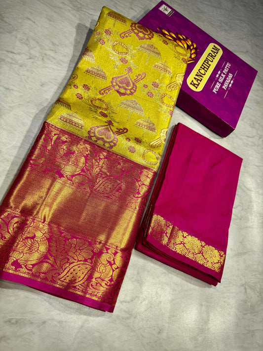 Adult Kanchi Pattu Lehenga Material